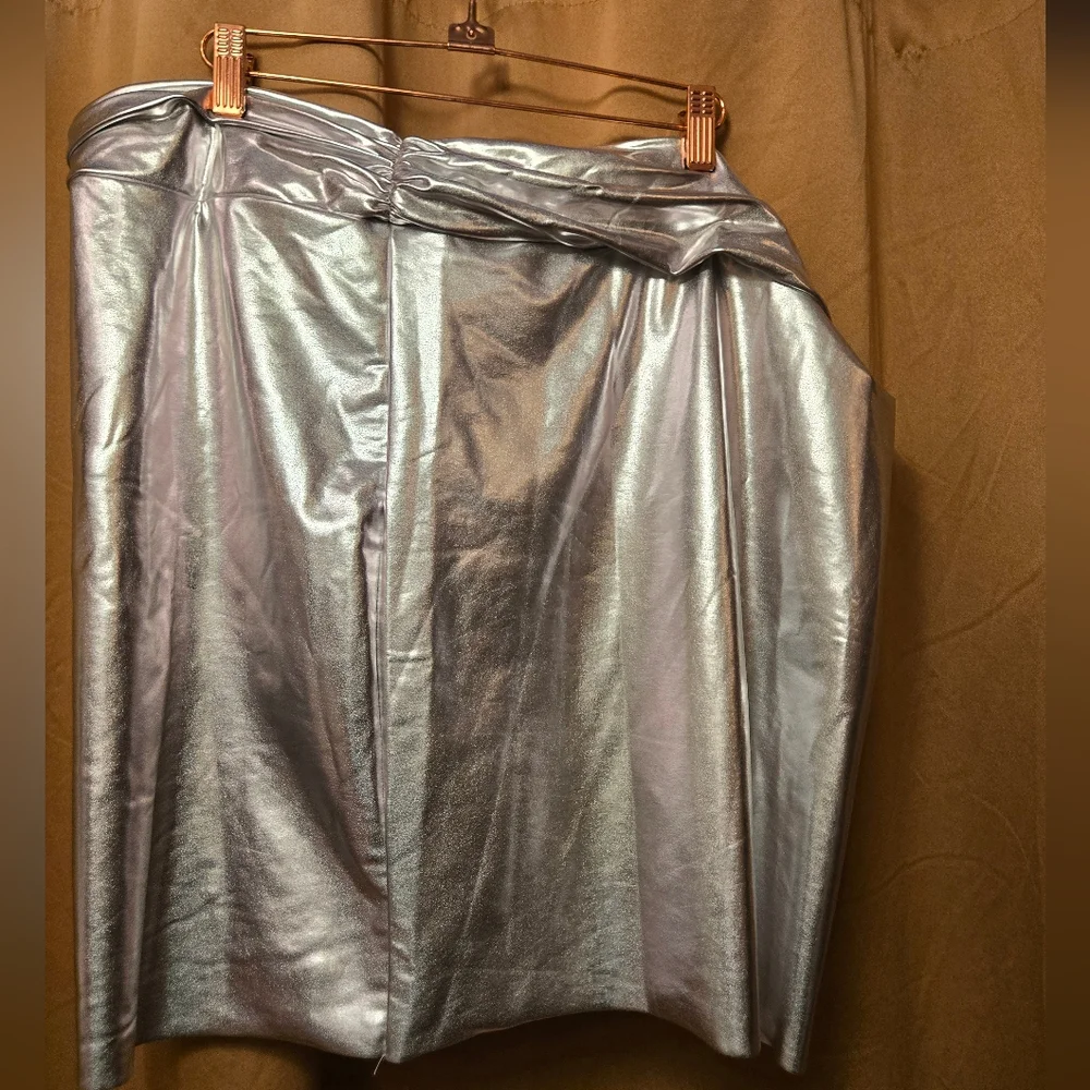 New 4x Skims Metallic Swim Mini Sarong- Nickel